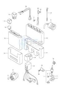 DF 60 drawing Engine Control Unit