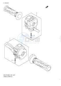 GSX-R1000 drawing HANDLE SWITCH