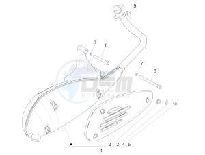 Liberty 50 4T PTT NEXIVE drawing Silencer