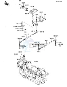 KLF 185 A [BAYOU 185] (A1-A1A) [BAYOU 185] drawing FRAME_STEERING