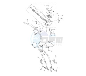 FZ1 1000 drawing FRONT MASTER CYLINDER 1