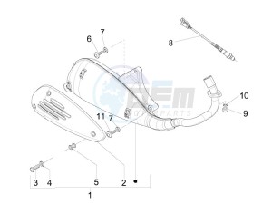 LX 150 4T ie E3 Vietnam drawing Silencer