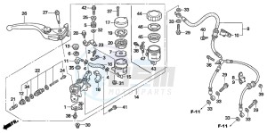 CBR1000RR drawing FR. BRAKE MASTER CYLINDER