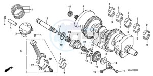 CBF1000TA Europe Direct - (ED / ABS) drawing CRANKSHAFT/PISTON