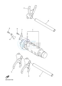 XJ6S 600 DIVERSION (S-TYPE) (36CL 36CM) drawing SHIFT CAM & FORK