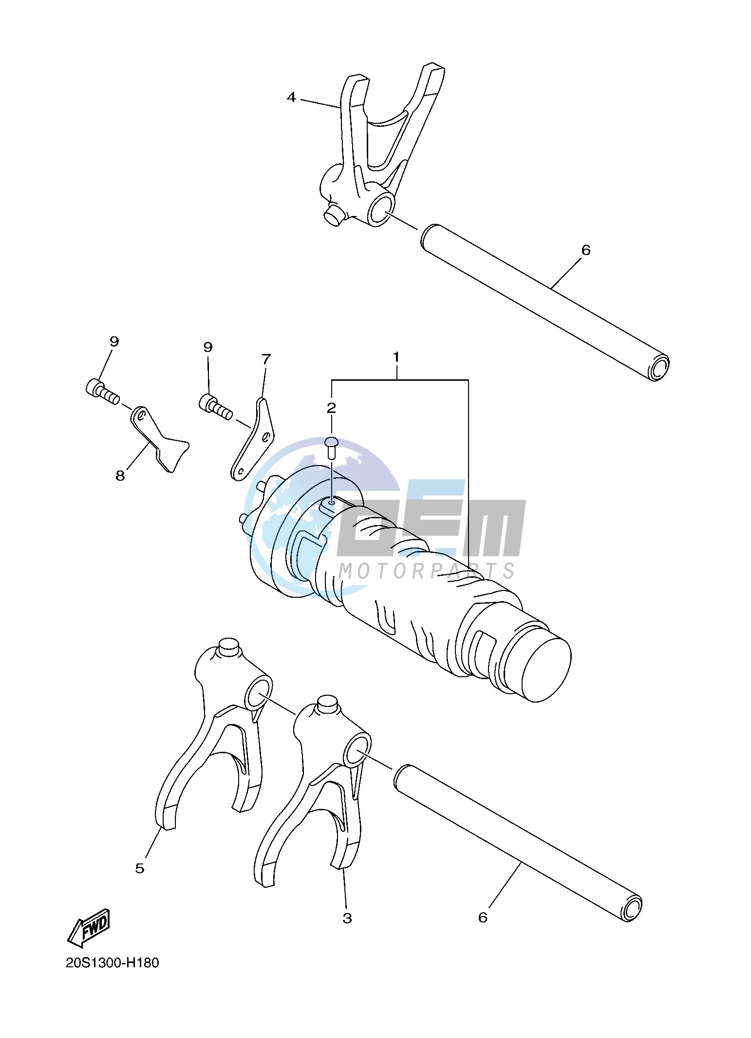 SHIFT CAM & FORK