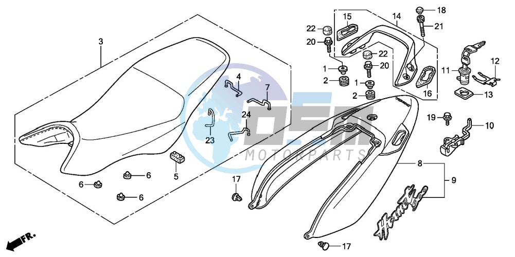 SEAT/SEAT COWL