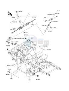 KAF 400 A [MULE 610 4X4] (A6F-AF) AAF drawing FRAME