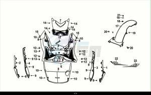 JET 14 200I (XC20W1-EU) (M1) drawing FLOOR PANEL CENTER COVER