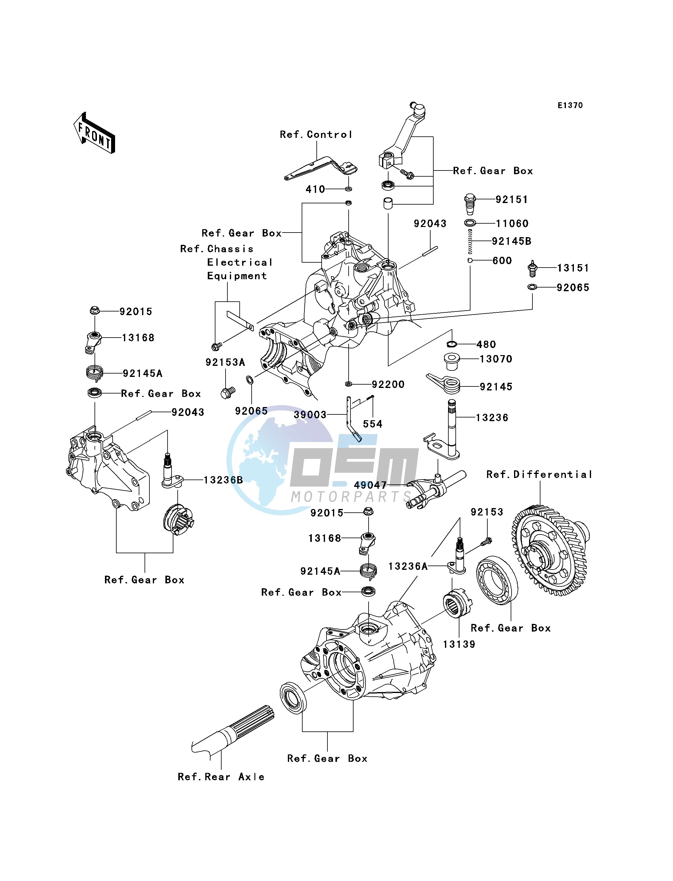 GEAR CHANGE MECHANISM