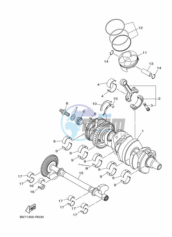 CRANKSHAFT & PISTON