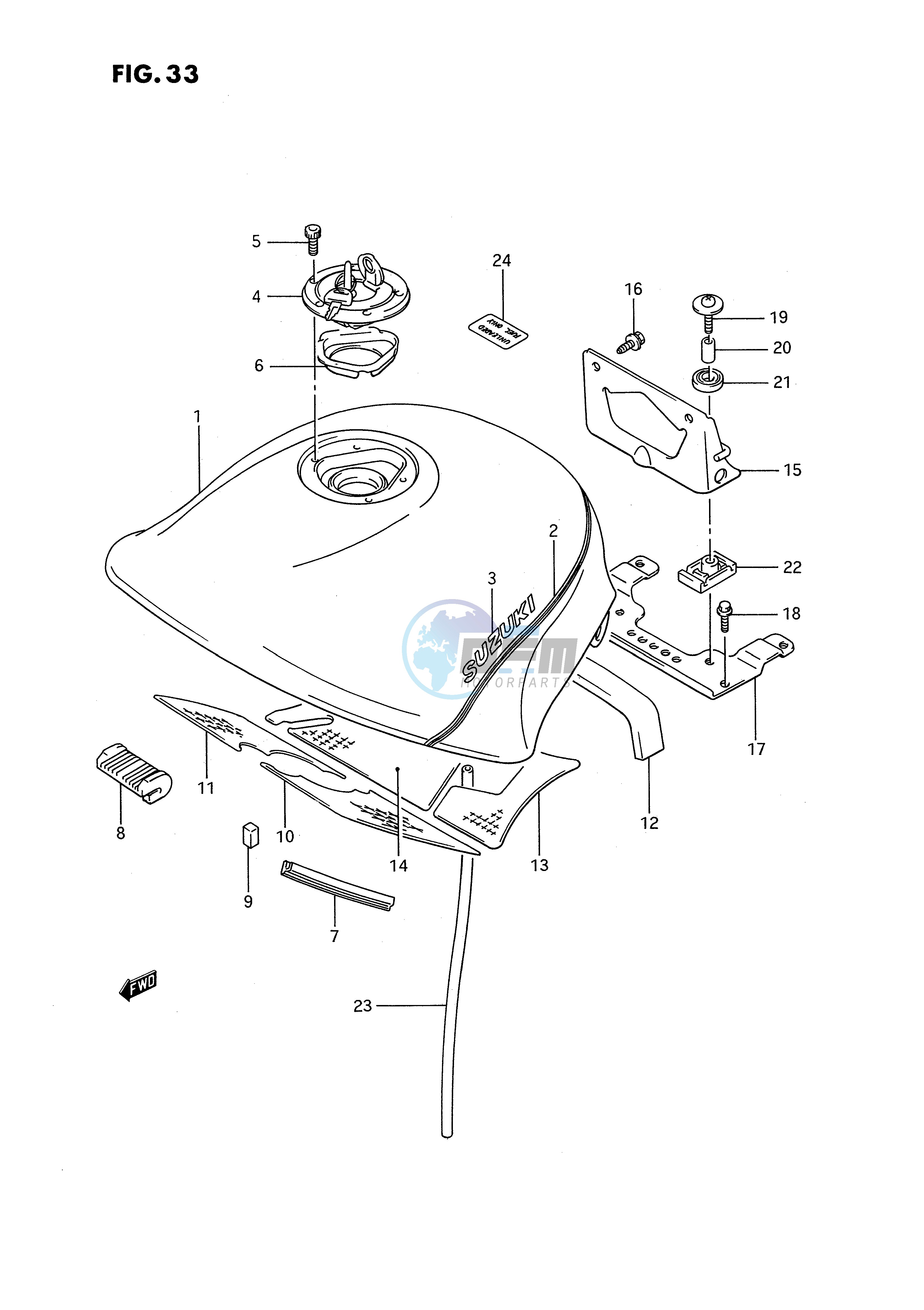 FUEL TANK (GSX1100J)