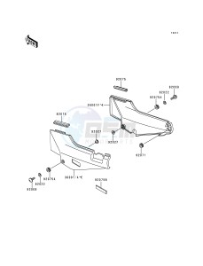 ZG 1000 A [CONCOURS] (A10-A14 A11 Can only) [CONCOURS] drawing SIDE COVERS