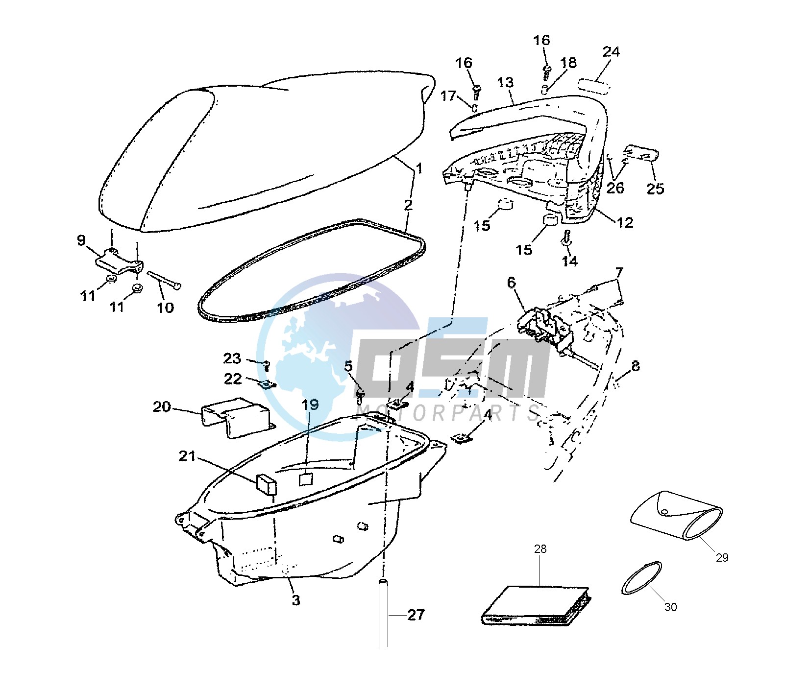 SEAT AND CARRIER