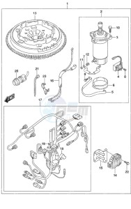 DF 25A drawing Starting Motor Manual Starter