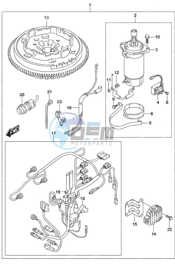 Starting Motor Manual Starter