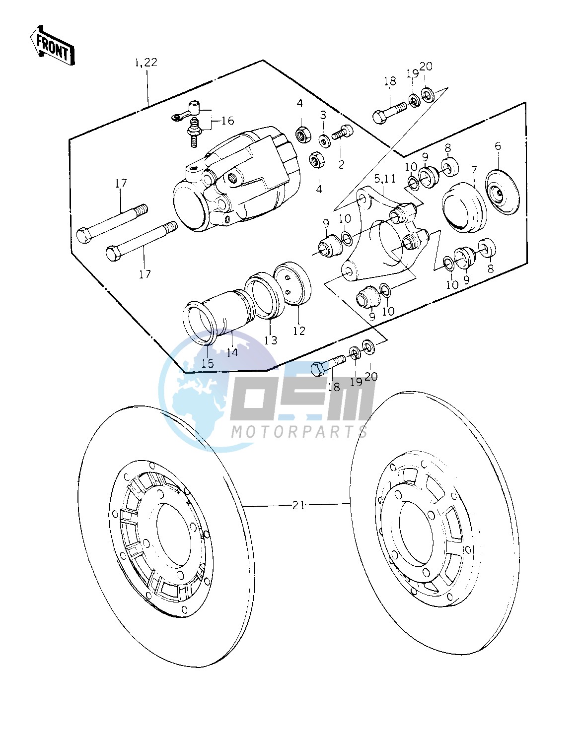 FRONT BRAKE -- 78 C1_C1A- -