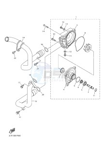 YZF-R1M 998 R2 (2KS7) drawing WATER PUMP