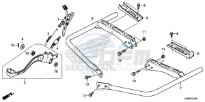 TRX500FA5F TRX500FA Europe Direct - (ED) drawing PEDAL/STEP