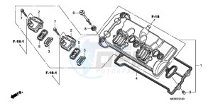 CBF600N9 Europe Direct - (ED) drawing CYLINDER HEAD COVER