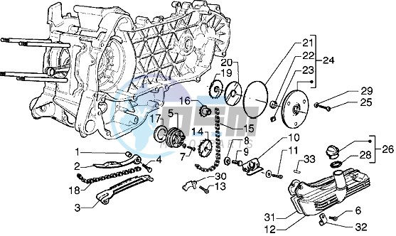 Pump group - Oil pan