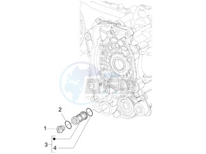 SPRINT 50 4T 2V 25 KMH NOABS E2 25 kmh (EMEA) drawing Flywheel magneto cover - Oil filter