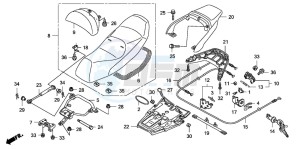 FJS400D SILVER WING drawing SEAT