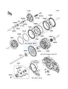 VN1700_CLASSIC_TOURER_ABS VN1700DBF GB XX (EU ME A(FRICA) drawing Clutch