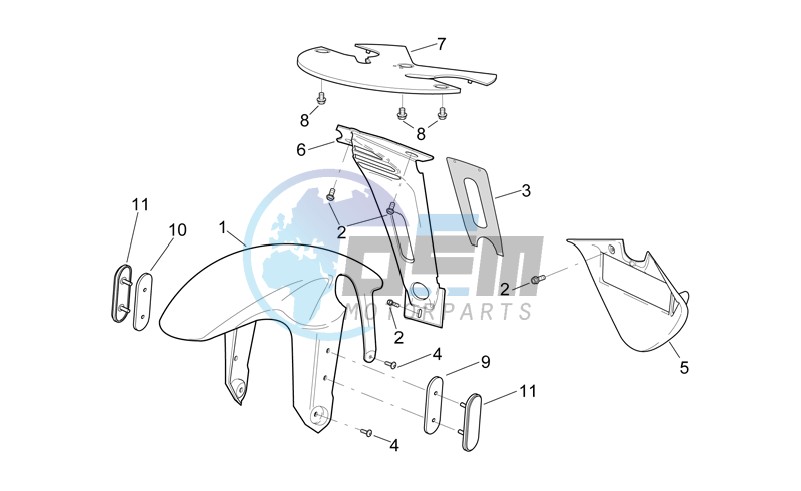 Front body - Front mudguard