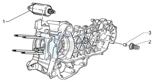 X9 125 Evolution drawing Electric starter