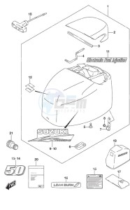 DF 50A drawing Engine Cover