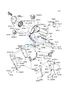 VN1700_VOYAGER_CUSTOM_ABS VN1700KBF GB XX (EU ME A(FRICA) drawing Cowling(Outer)