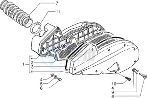 Skipper 125 drawing Air Cleaner