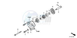 CBR125RTC drawing WATER PUMP