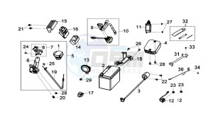 GTS 125I (L8) EU EURO4 drawing ELECTRICAL PARTS