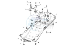 Tuono 1000 v4 R Std APRC drawing Undersaddle