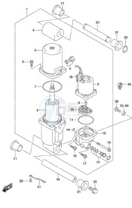 DF 115A drawing Trim Cylinder