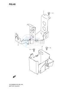 VLR1800 (E3-E28) drawing BATTERY HOLDER