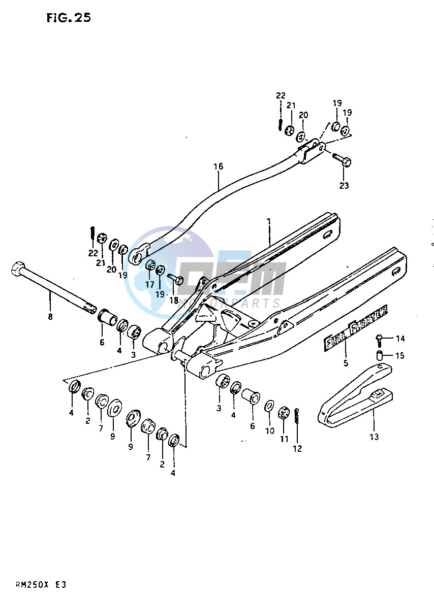 REAR SWINGING ARM