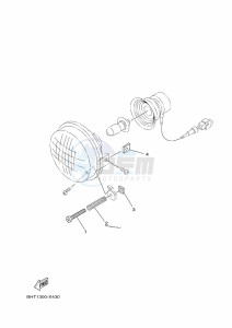 YFM450FWBD KODIAK 450 EPS (BHT5) drawing HEADLIGHT