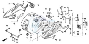 FMX650 FMX650 drawing FUEL TANK