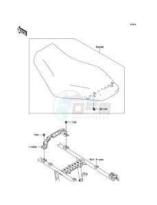 KVF750 4x4 KVF750LCS EU GB drawing Seat