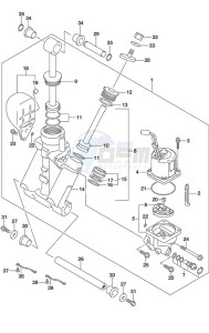 DF 300AP drawing Trim Cylinder w/Transom (L)