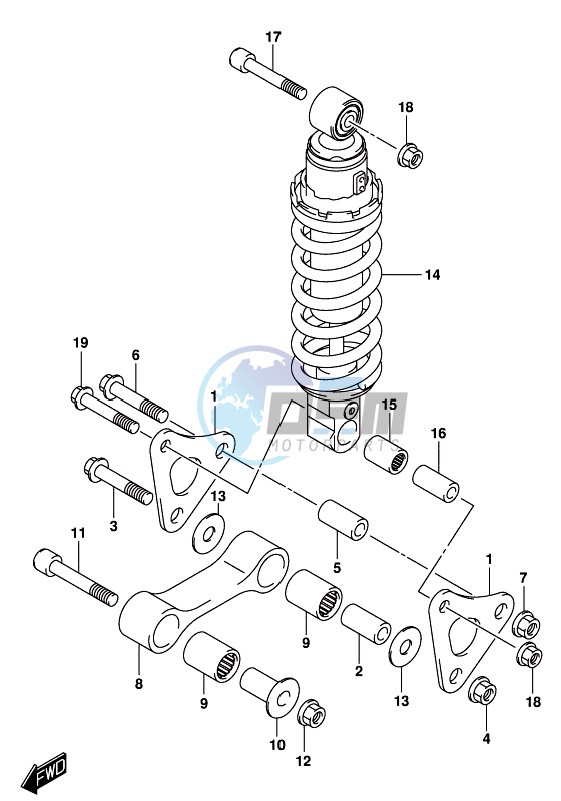 REAR CUSHION LEVER