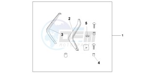 FES150A 125 S-WING drawing LEG DEFLECTOR SET