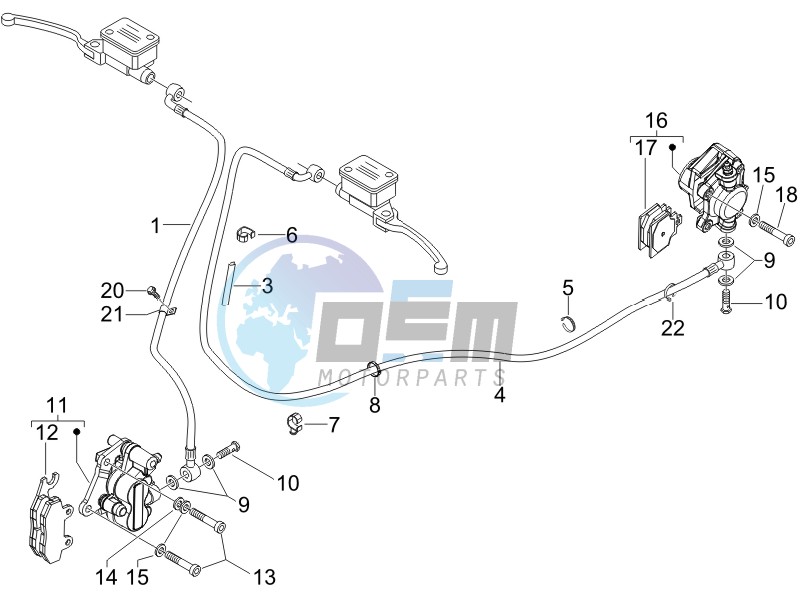 Brakes pipes - Calipers