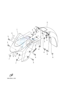 XP500A T-MAX 530 (59CN) drawing FENDER