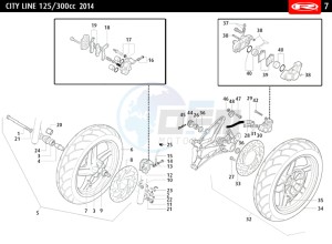 CITYLINE-IE-125-300-WHITE drawing WHEEL - BRAKES