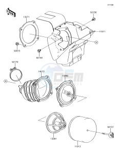 KX65 KX65AFF EU drawing Air Cleaner