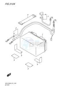 GSX-S1000 EU drawing BATTERY